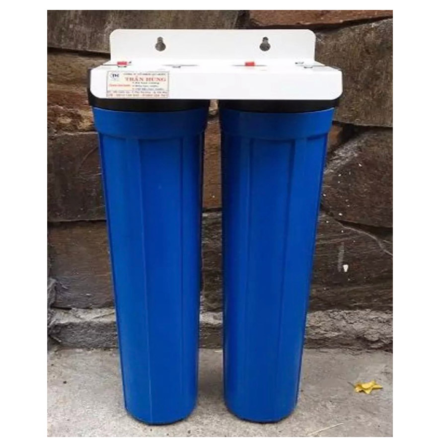 Giá sắt treo 2 cốc lọc 20inch