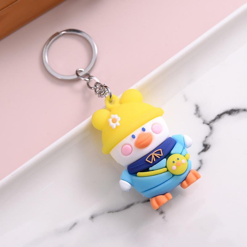 Móc khóa vịt má hồng túi đeo chéo kute