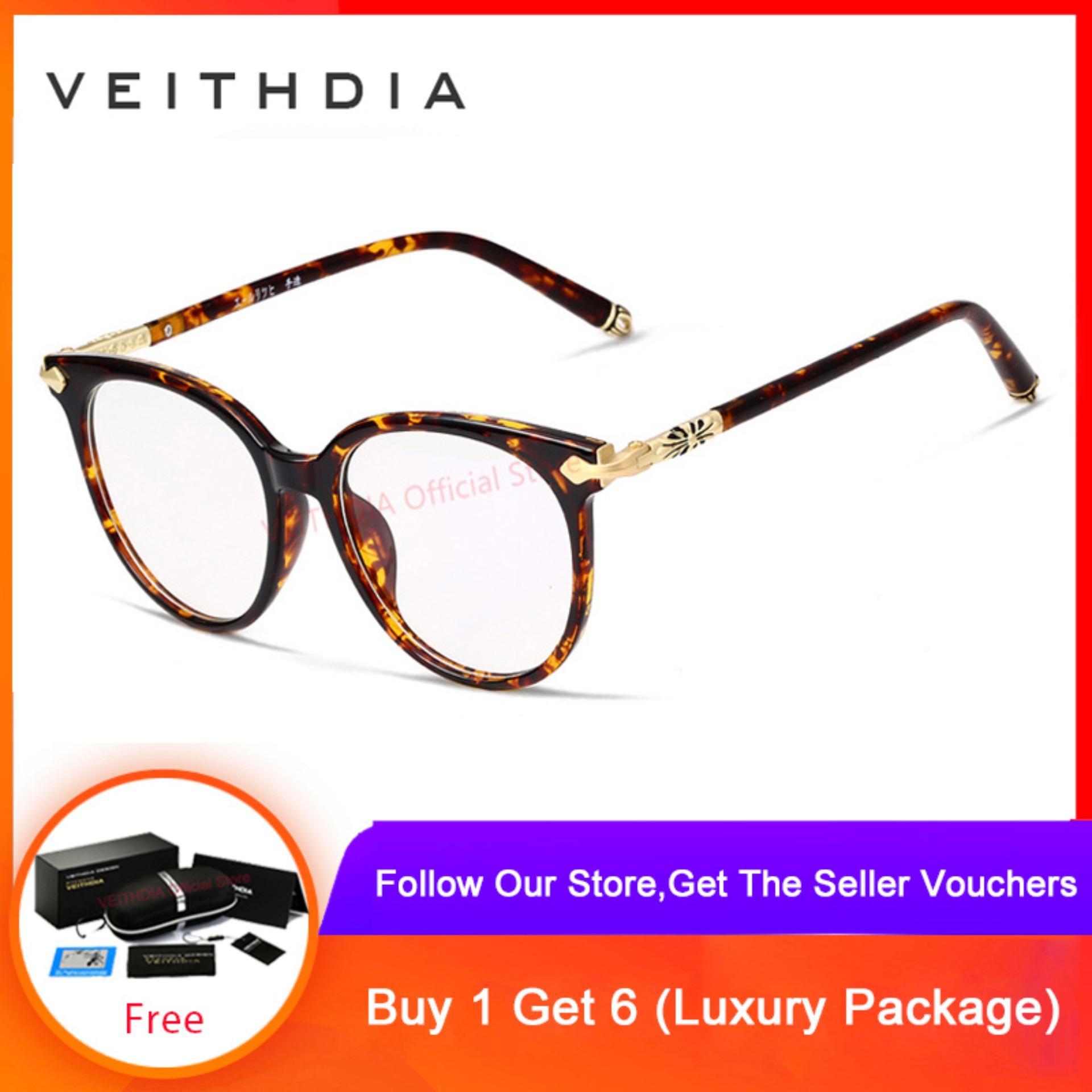 VEITHDIA Unisex Blu-ray Computer Glasses eyeglasses Frame Eyewear Men/Women V8003