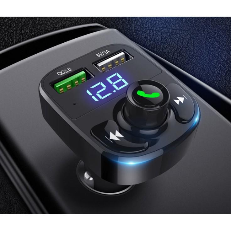 Tẩu Sạc Ô Tô Kiêm Nghe Nhạc MP3, Kết Nối Điện Thoại Qua Bluetooth