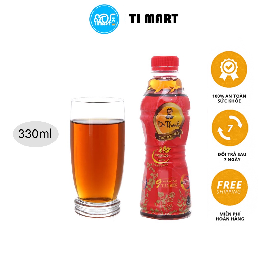 [TI MART] Lốc 6 chai trà thanh nhiệt Dr.Thanh 330ml
