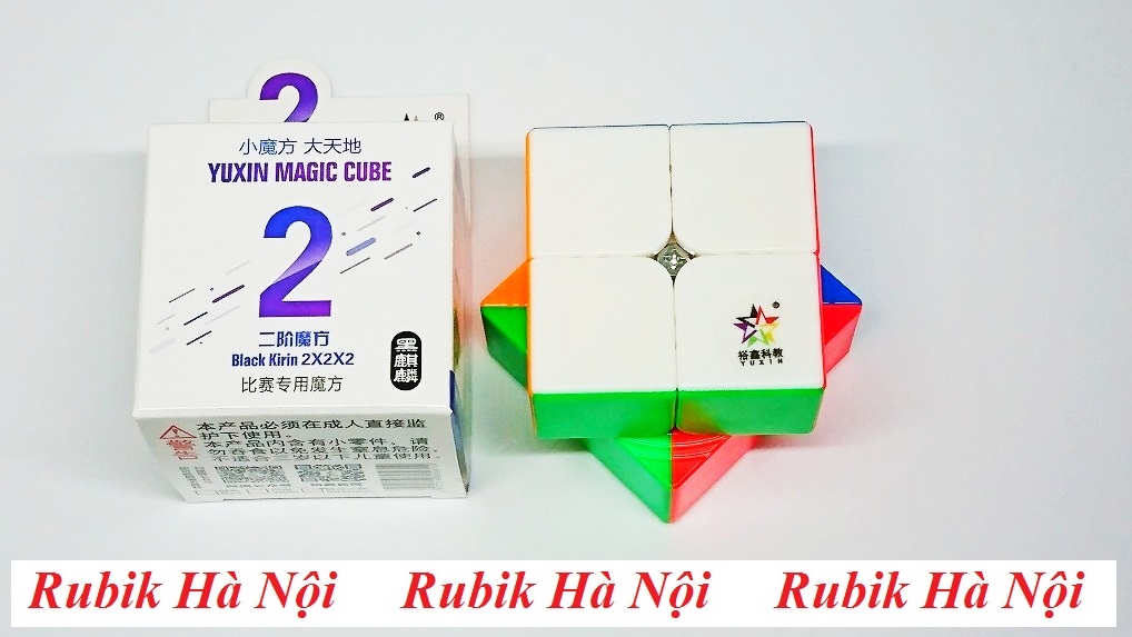 Rubik 2x2 Yuxin Black Kirin