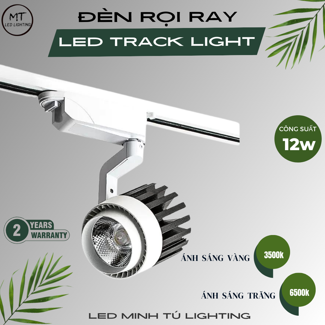 Đèn rọi ray COB 20w - 30w [Led Minh Tú]