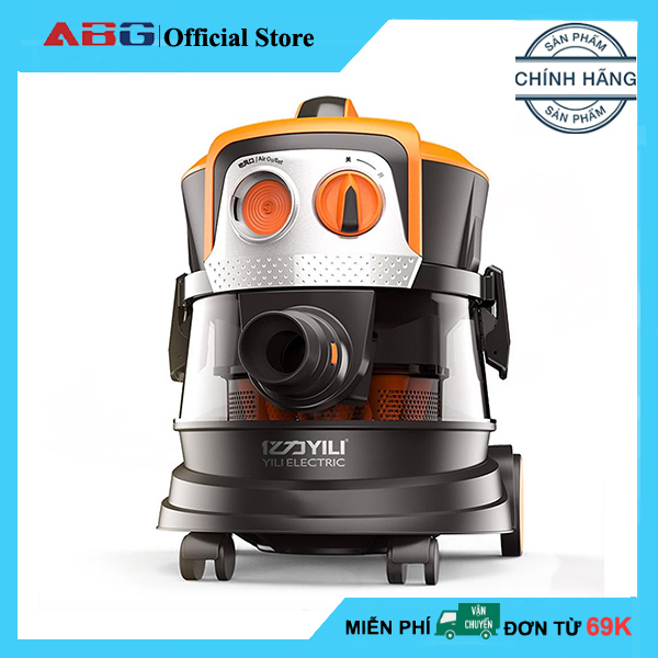 Máy hút bụi gia đình yili ylc-6280 dung tích 8 lít, công suất 700w thiết kề nhỏ gọn, linh hoạt xoay 360