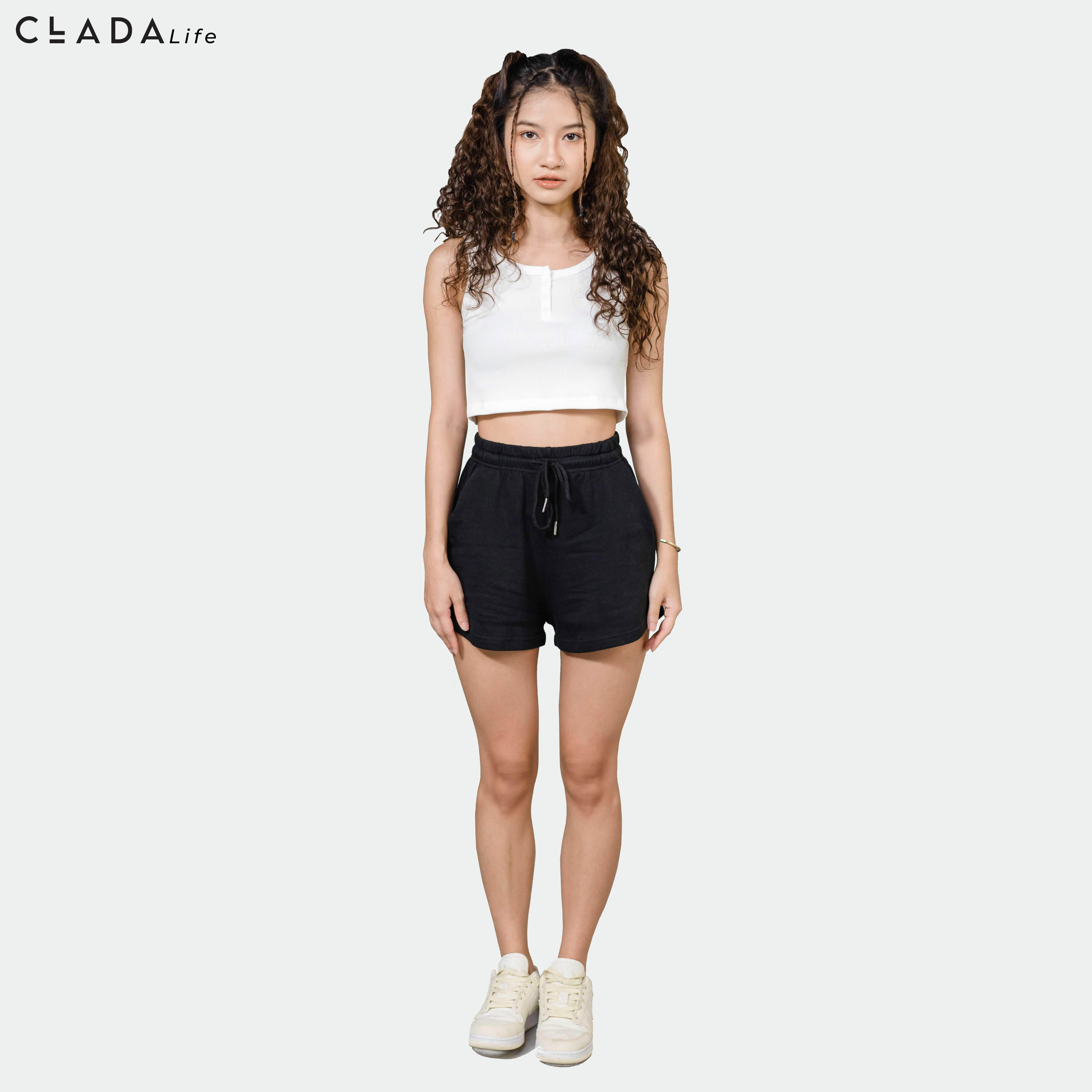 Quần short nữ thương hiệu CLADA - Đen