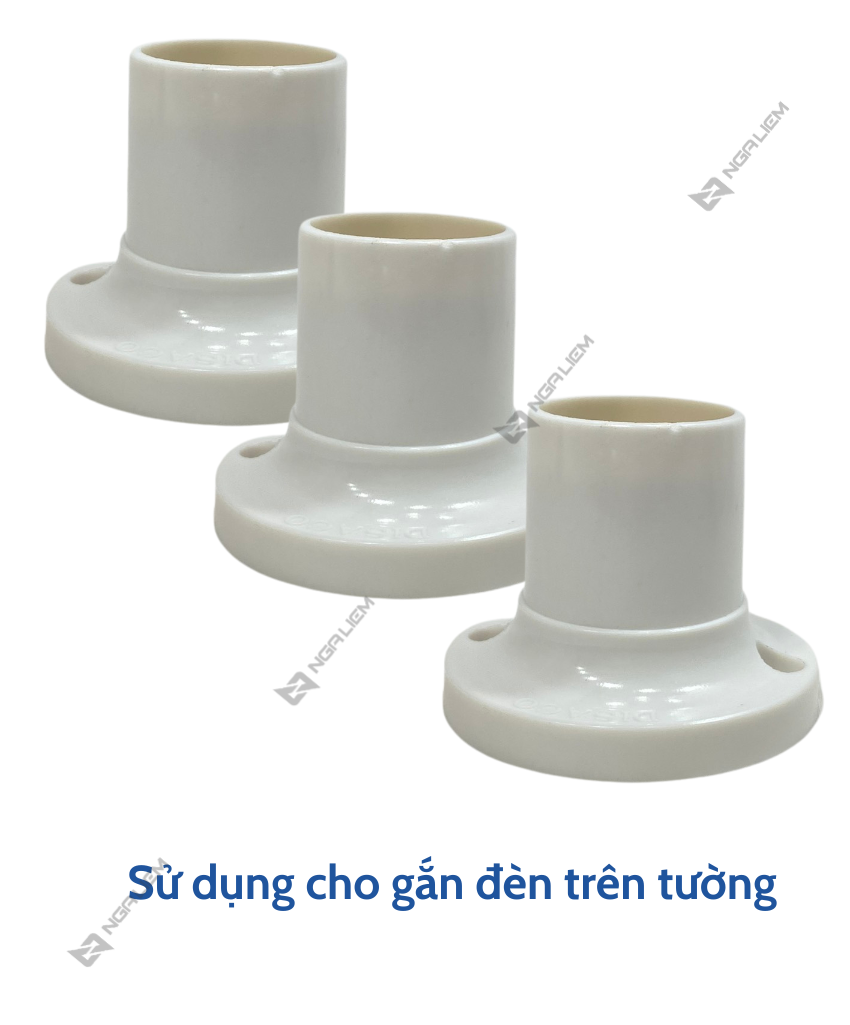 Đuôi Xoáy Ngồi Thẳng Trắng Disaco Đuôi E27