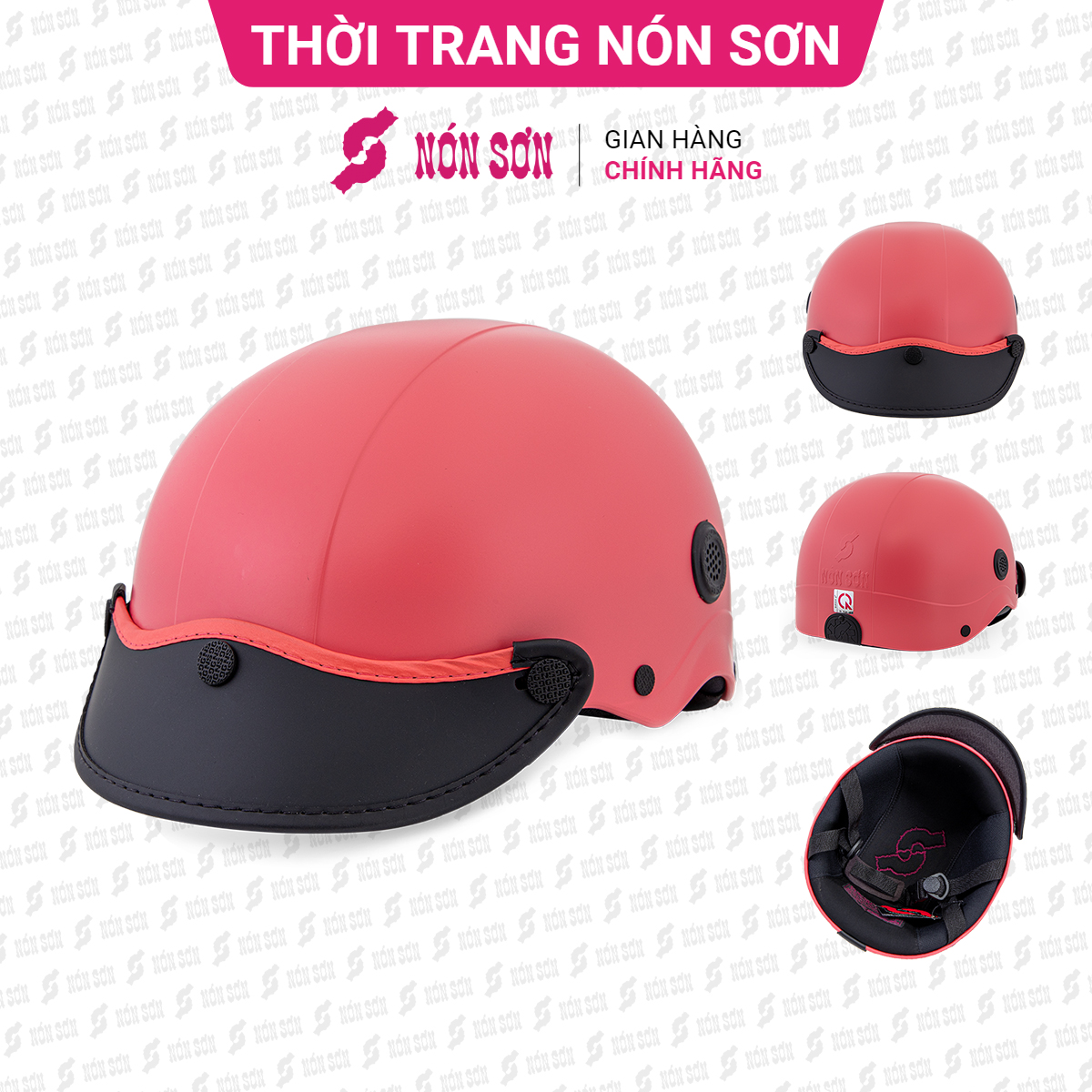 Mũ bảo hiểm lỗ thông gió NÓN SƠN chính hãng ATG-HG359