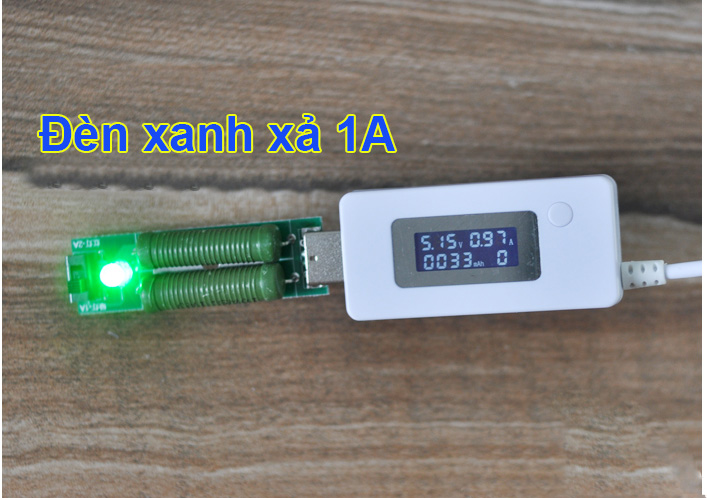 Điện trở xả pin 1A-2A cắm cổng USB