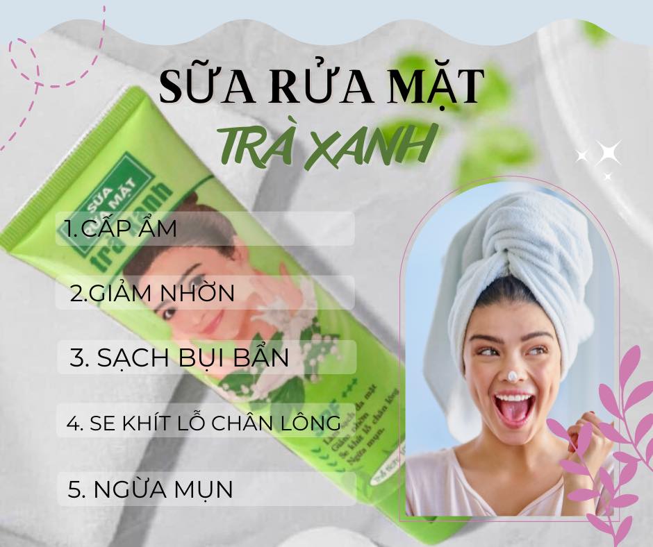 Sữa rửa mặt trà xanh Miền Thảo Mộc 100ml
