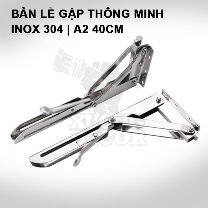 Bản Lề Gập Thông Minh inox A2-40cm -bộ 2 chiếc
