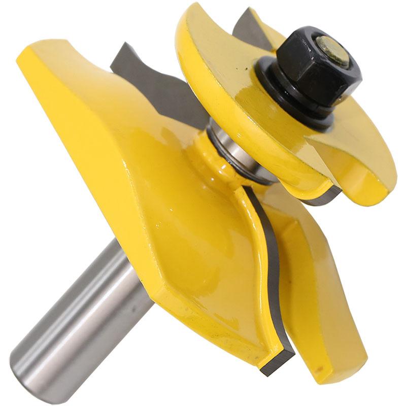 Mũi soi gỗ, mũi phay gỗ cạnh cửa 2 mặt, cốt 12.7mm