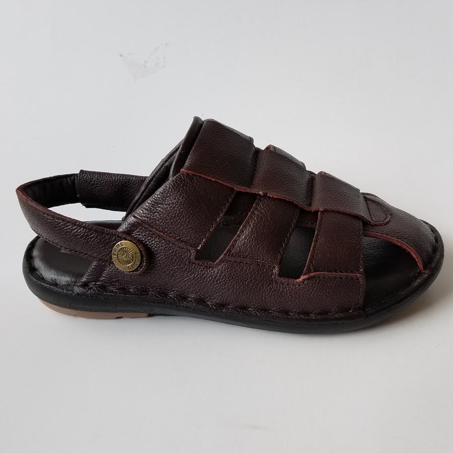 [HCM]Giày Sandal Nam Bít Mũi BIGBEN Da Bò Thật Cao Cấp