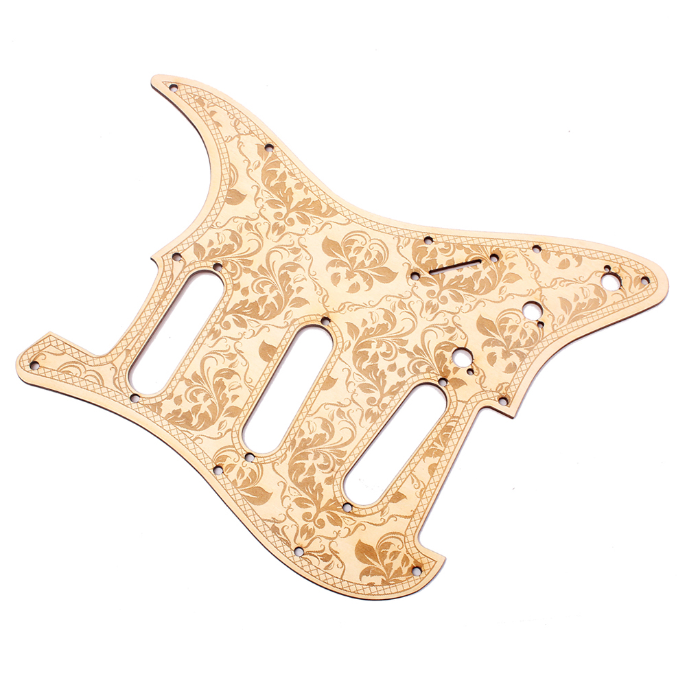 KOKKO Pickguard Maple khắc Pickguard Phụ kiện đàn guitar cho các mẫu đàn guitar điện: GQ301A
