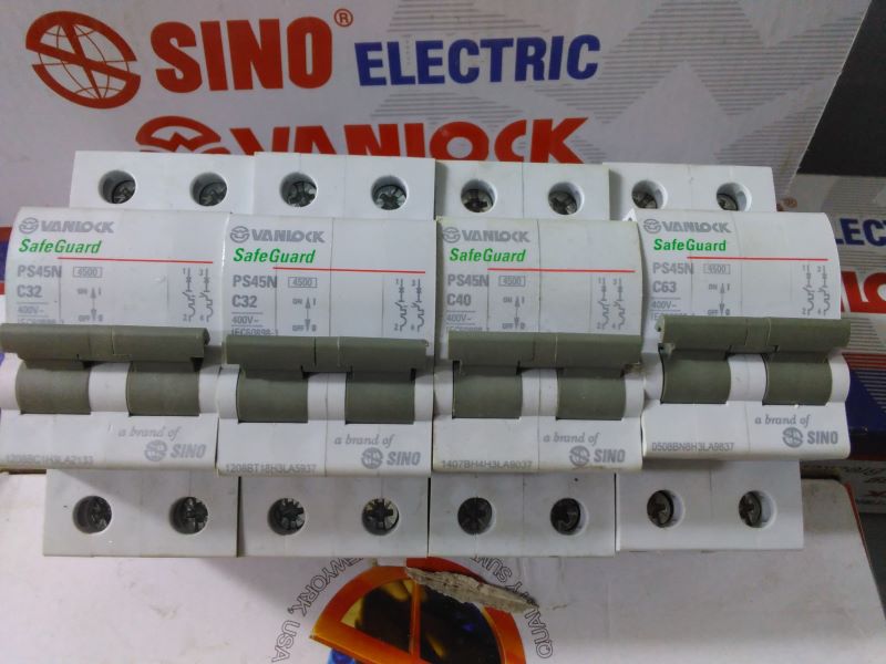 Cầu Dao Tự Động 2 Cực Sino Vanlock PS45N. CB 2 Pha Sino, CB 2 Cực Sino Giá Rẻ Npp