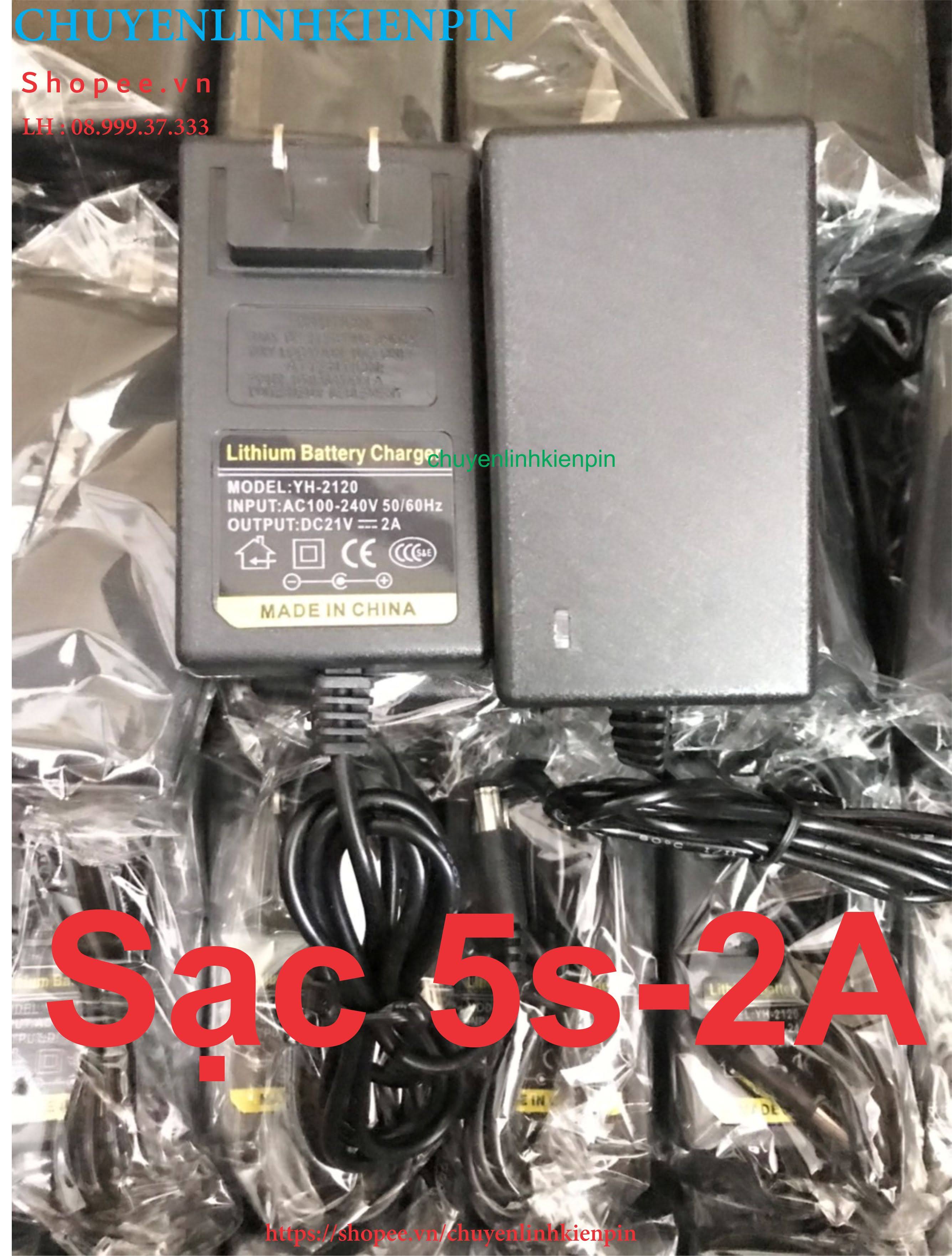 Sạc Lion 5S 21v 2A TV, có đèn báo đầy ( BL64 57 )