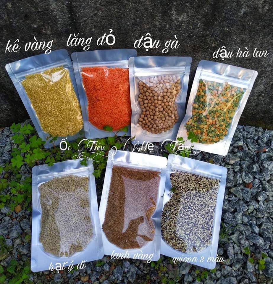 Các loại hạt hữu cơ cho bé ăn dặm