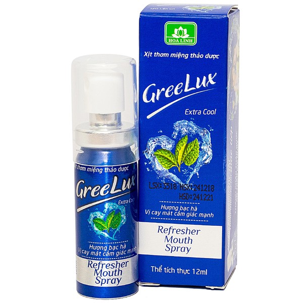Xịt Thơm Miệng Thảo Dược Greelux