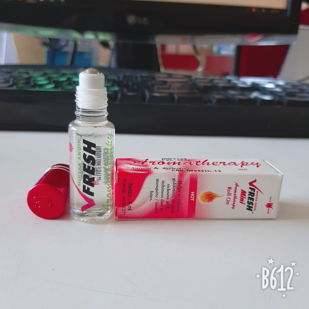 Combo 12 chai dầu gió thảo dược Vfresh đỏ Hot 4ml