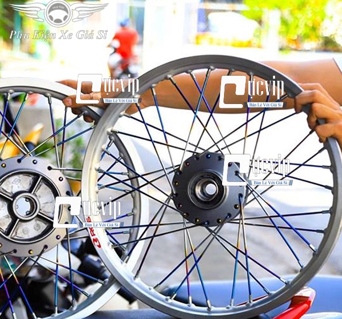 Bộ Căm 2 Màu 1.49 (1 Bánh Đùm) Sirius, Raider, Satria MS3006