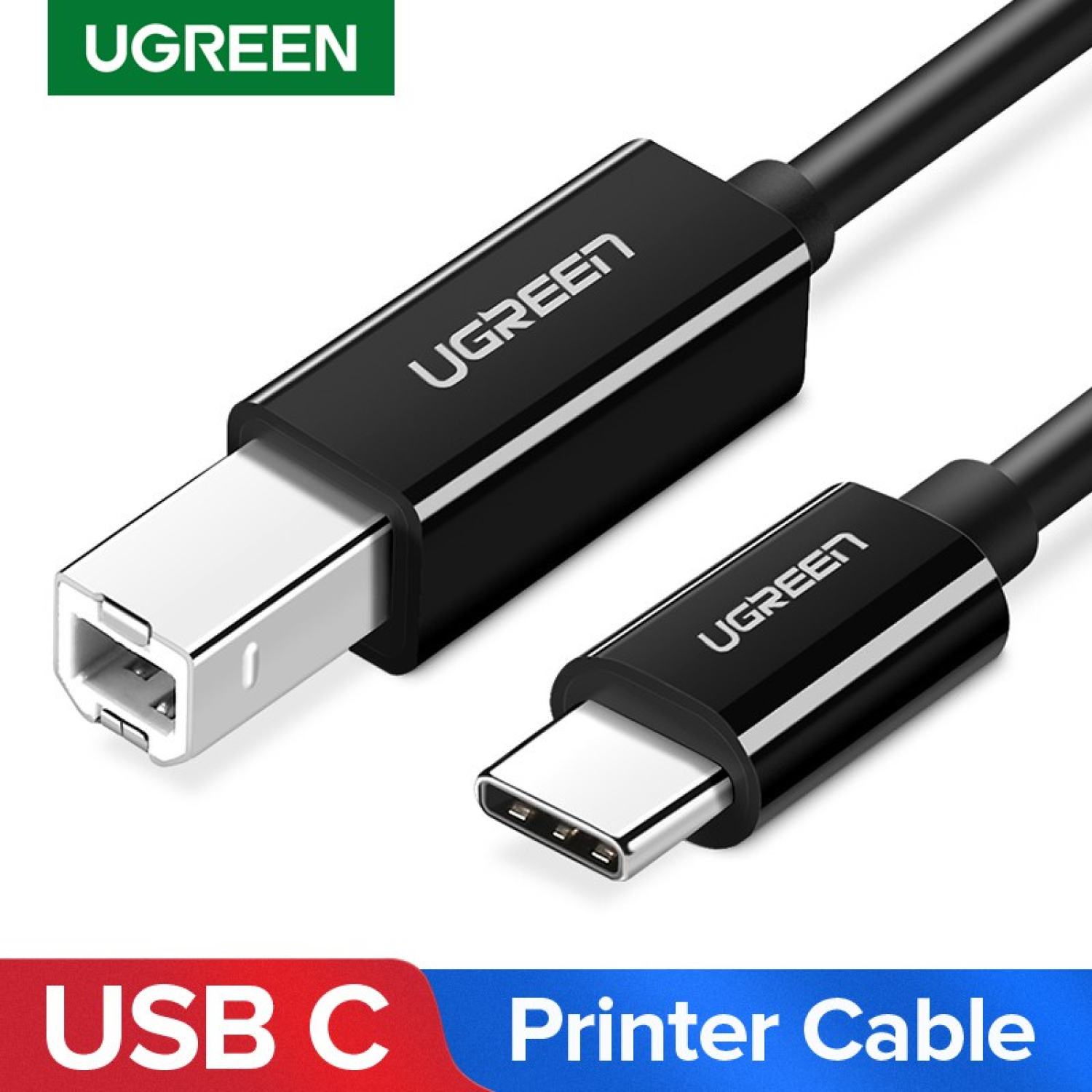 Cáp USB Type C to USB-B Printer Chính Hãng Ugreen 50446 40417 Cao Cấp US241