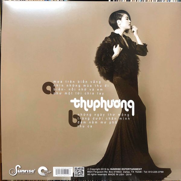 Đĩa than Thu Phương - Những ngày thơ mộng
