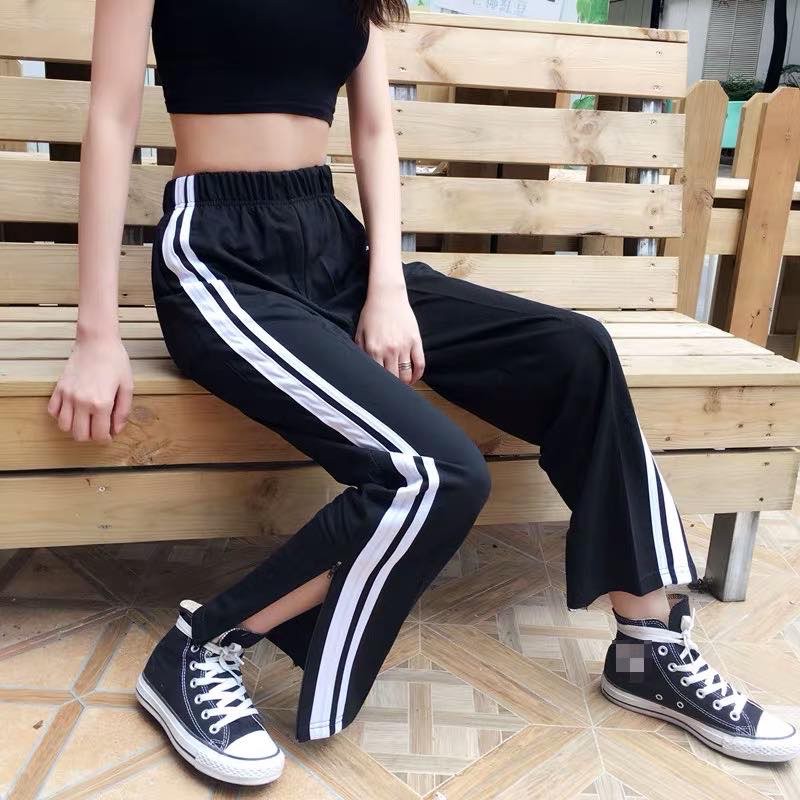 Quần ống rộng hai rót xẻ NTA0320