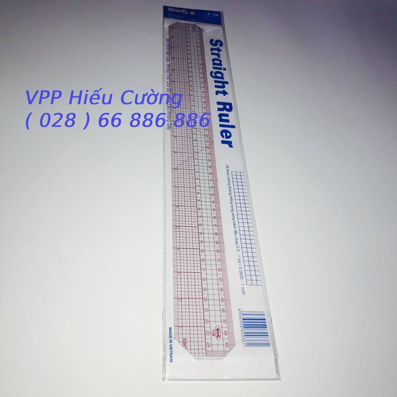 Thước 50cm dẻo win. Do văn phòng phẩm Hiếu Cường cung cấp