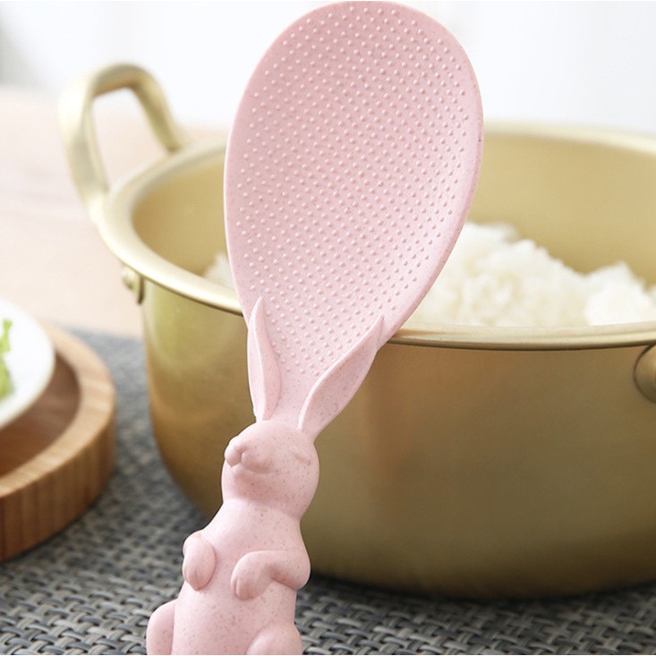 Vá Xới Cơm Lúa Mạch Hình Thỏ Chịu Nhiệt Tốt