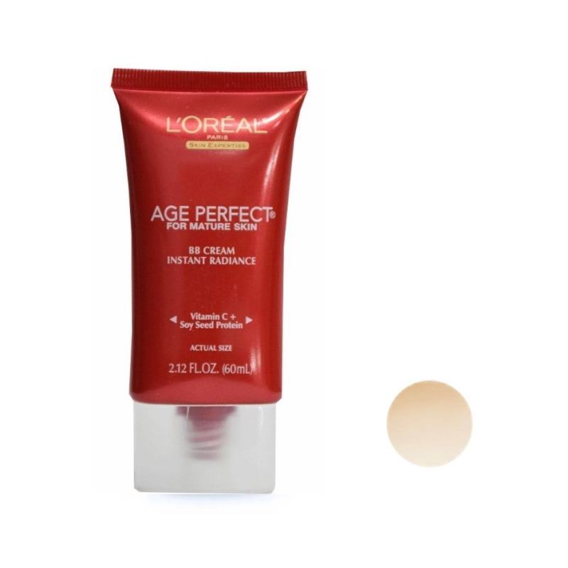 Kem nền che khuyết điểm, ngăn ngừa lão hoá bb cream loreal age perfect instant radiance 60ml