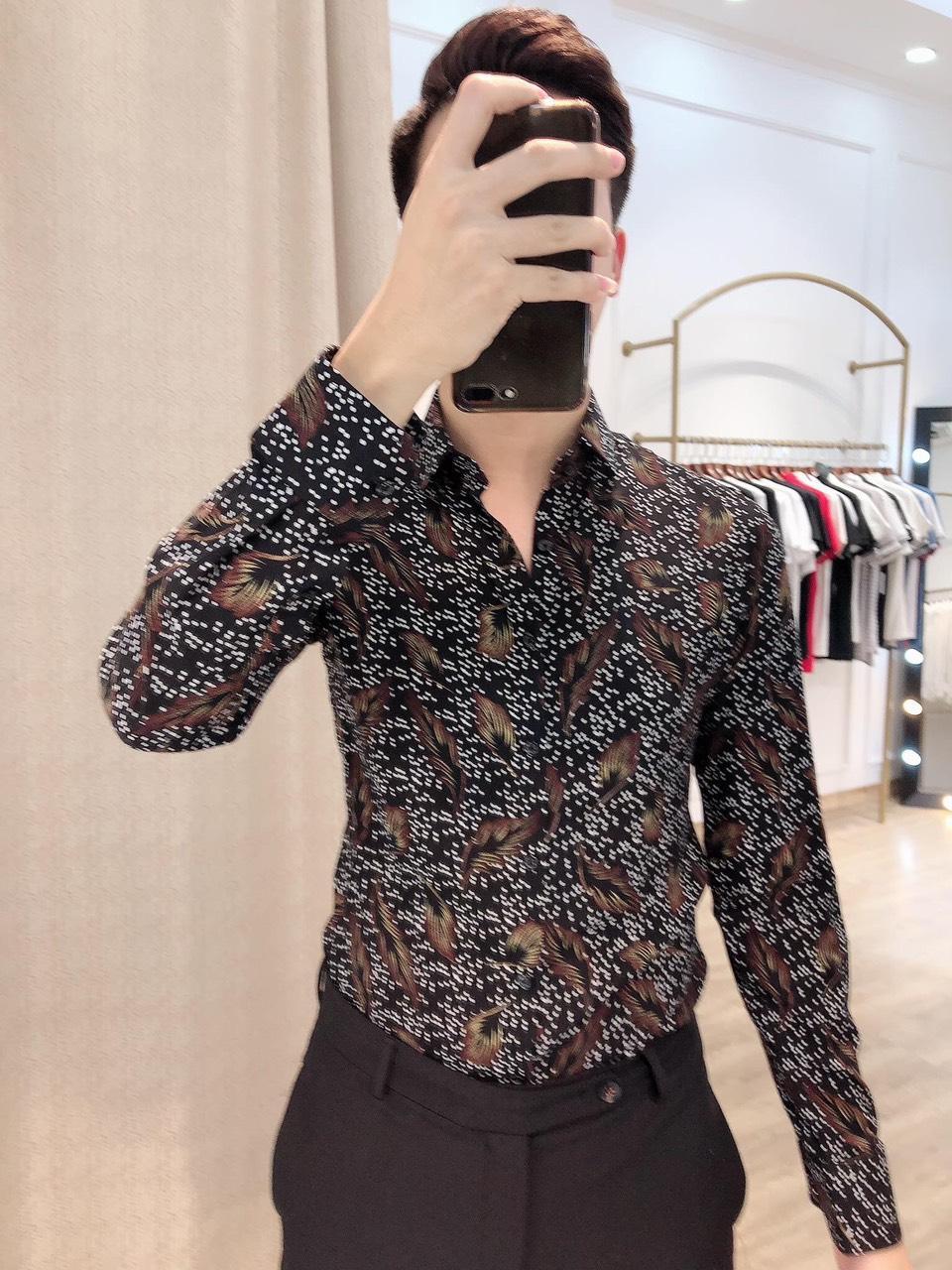 áo sơ mi nam ngắn tay kiểu mới hàn quốc