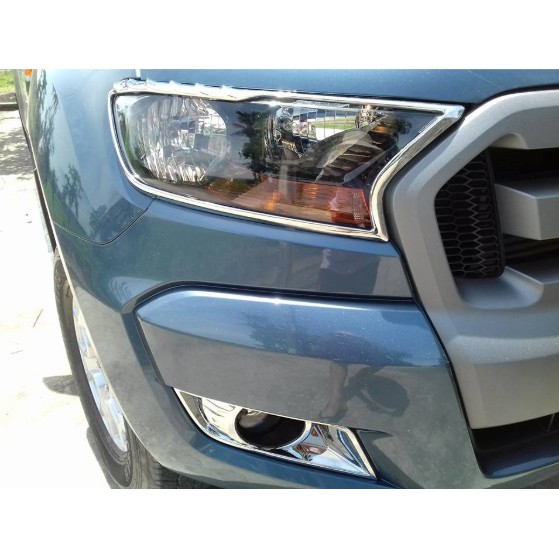 Ốp viền đèn gầm xe Ford Ranger 2016-2019