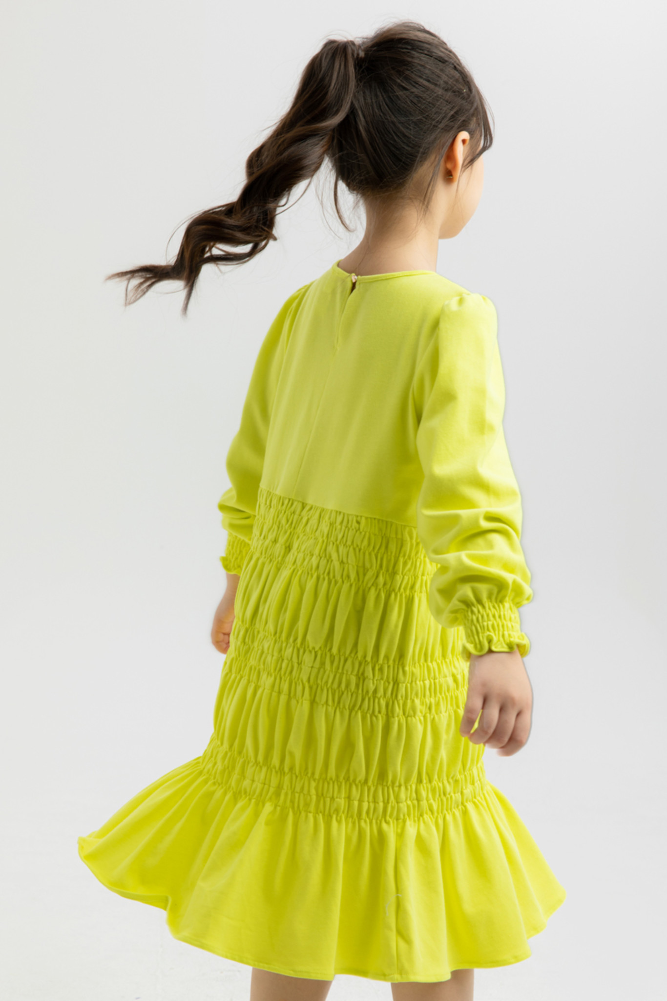 Đầm thun tay dài dáng xòe IVY moda MS 42G1128