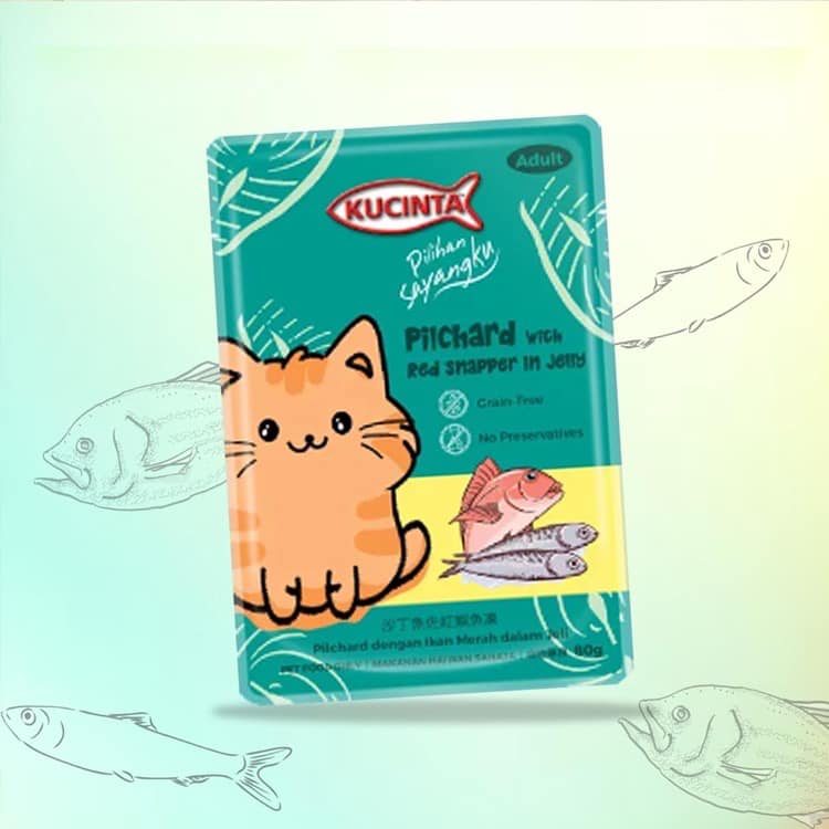 [Combo 12 Gói] Pate Cho Mèo KUCINTA 80g – Thức Ăn Ướt Đủ Hương Vị, Thơm Ngon, Tiết Kiệm