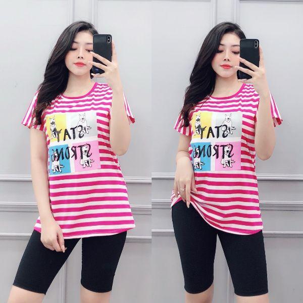 Sét bộ đồ lửng nữ thun cotton thời trang mới nhất hè