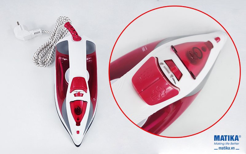 [HCM]Bàn ủi hơi nước matika 2916