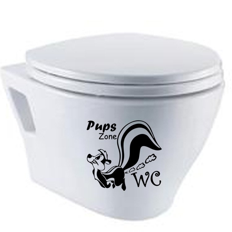 Sticker dán bồn cầu