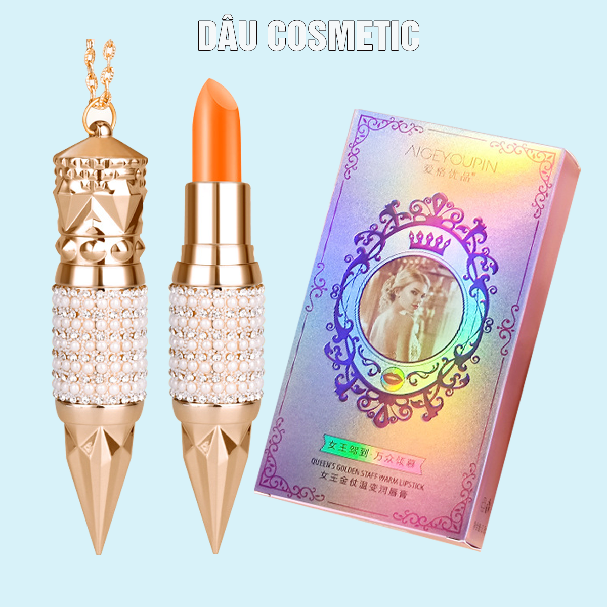Son gió dưỡng ẩm, bền màu Nữ Hoàng Queen Golden