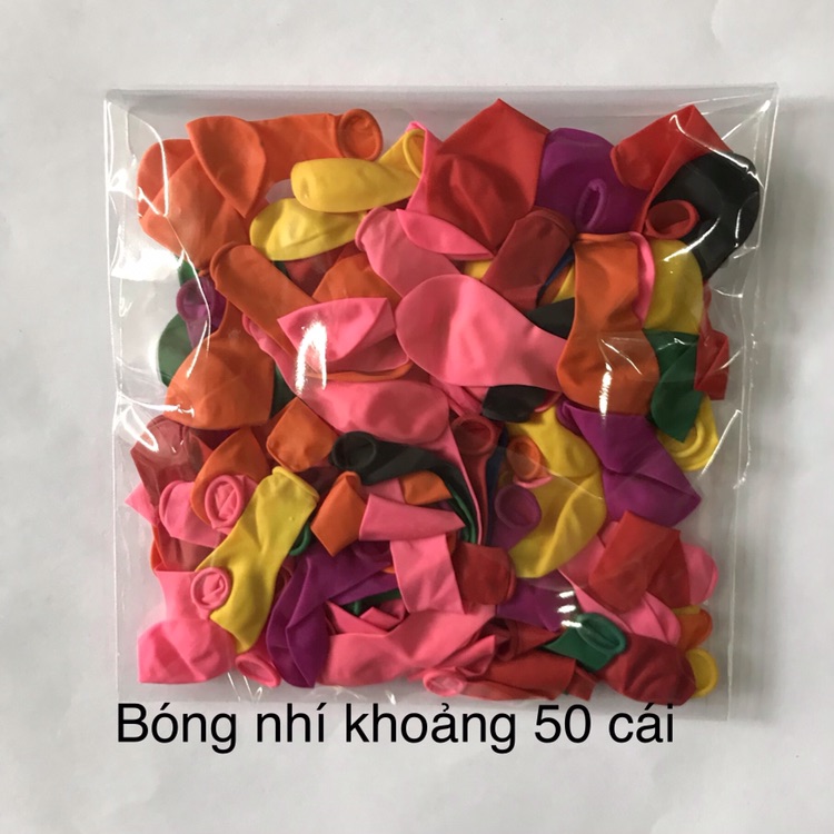 Bong bóng và ống bom