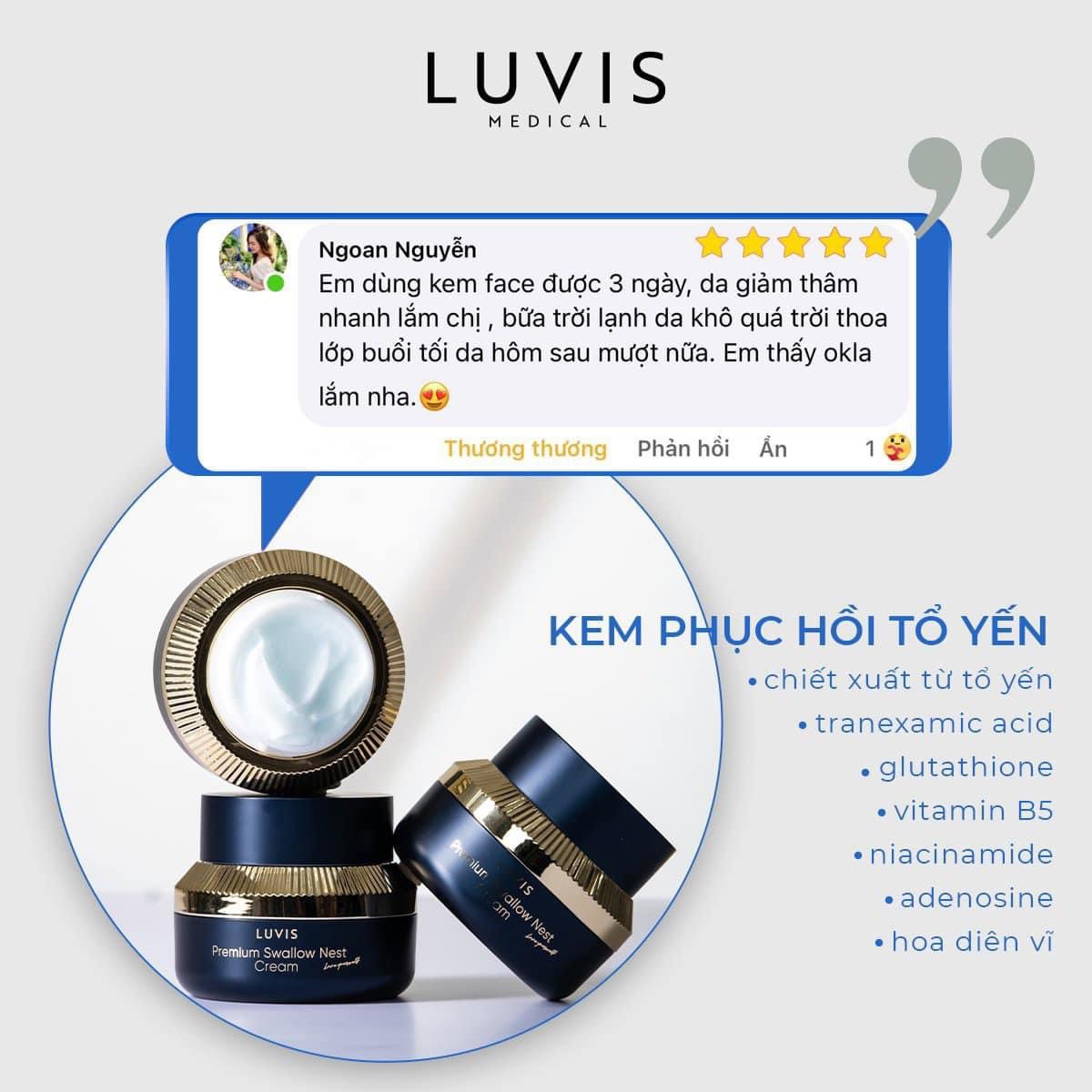 [LUVIS] KEM DƯỠNG PHỤC HỒI TRẮNG DA LUVIS