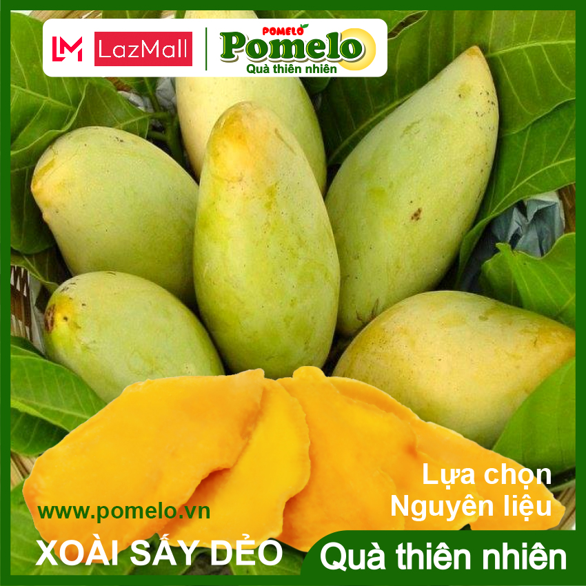 [CAO CẤP] Xoài Sấy Dẻo POMELO 200g - Soft Dried Mango