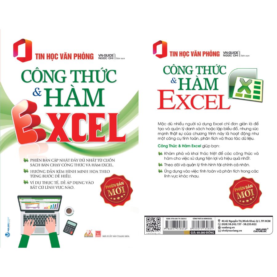 Sách - Tin Học Văn Phòng - Công Thức Và Hàm Excel-Vanlangbooks