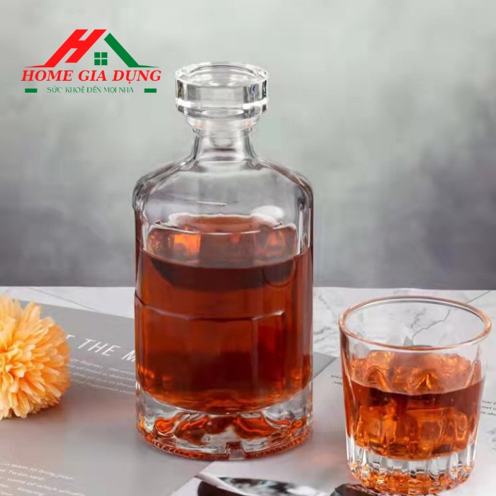 Vỏ Chai đựng Thủy Tinh nhật 500ML,  ( KHÔNG TEM  )