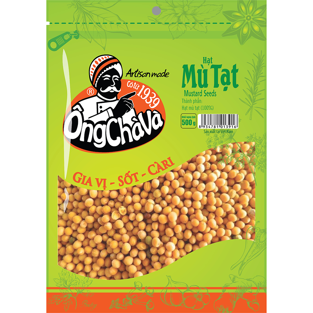 Hạt Mù Tạt Vàng Ông Chà Và 500g