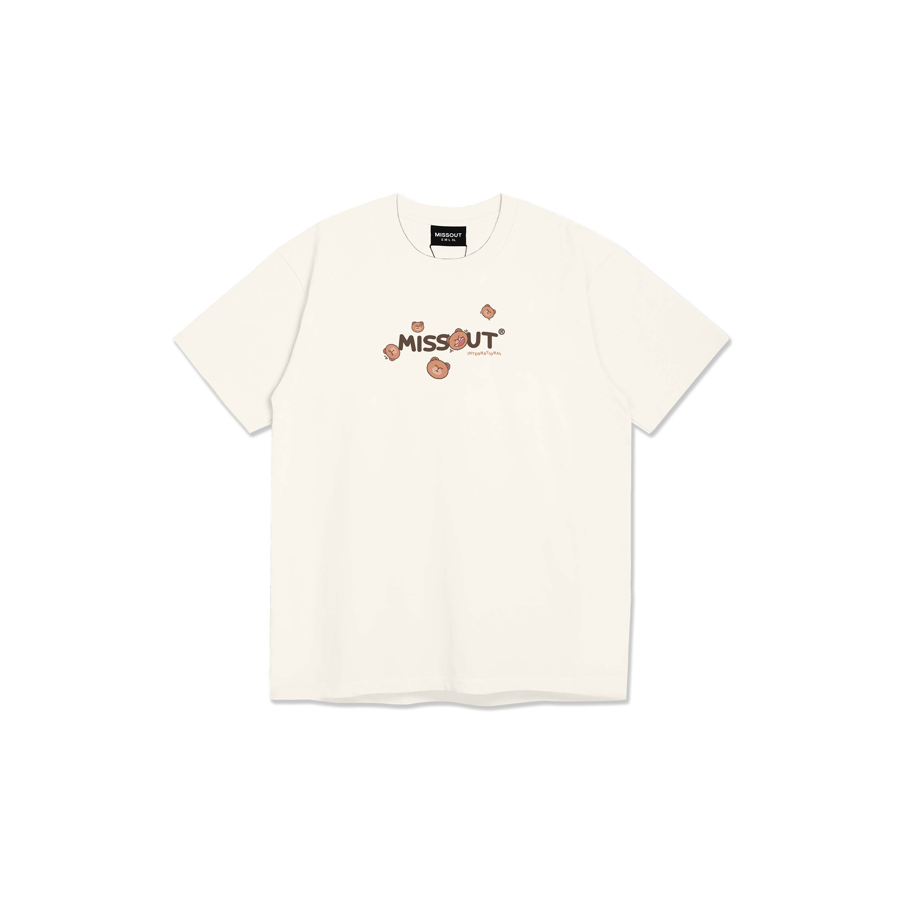 ÁO THUN BEARMOJI MISSOUT
