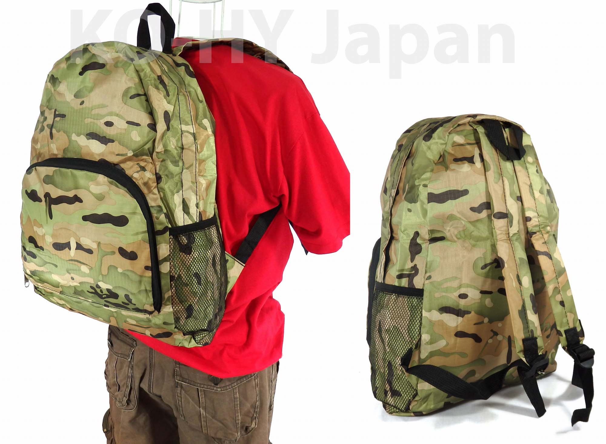 [HCM]Balo xếp du lịch No brand Foldable backpack