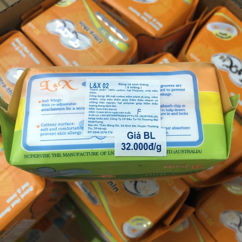 Băng Vệ Sinh Có Cánh L&X 02