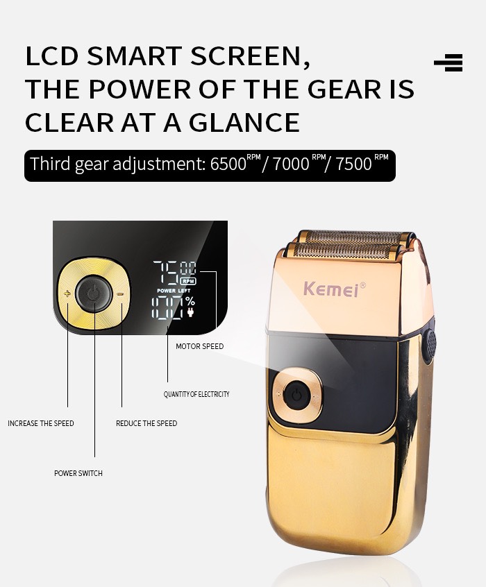 Máy cạo râu cao cấp Kemei km-2028