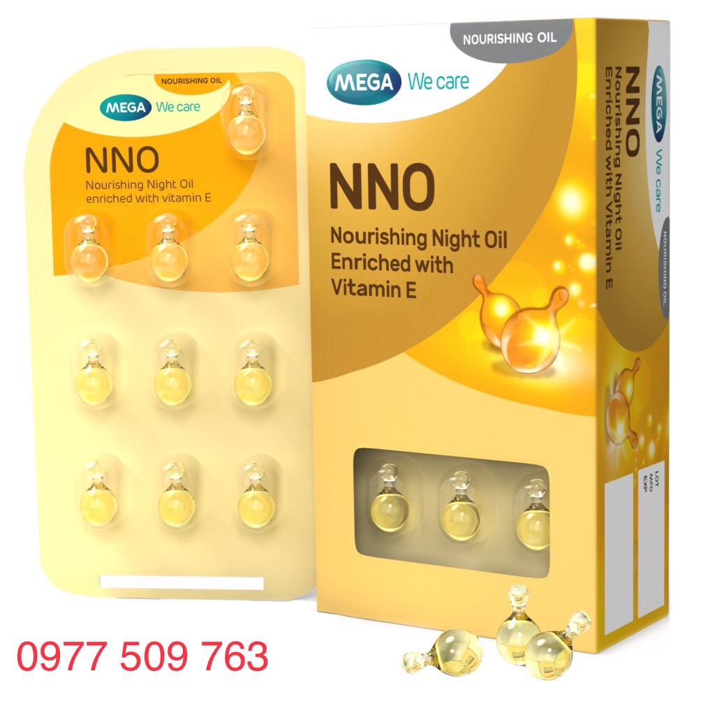 1 viên - Viên  VITAMIN E NNO dưỡng ẩm - khóa ẩm da