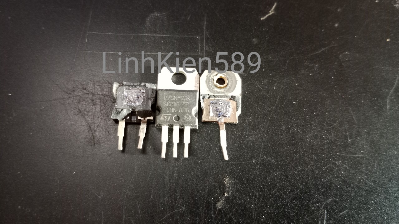 P75NF75 75NF75 CHÍNH HÃNG ST THÁO MÁY 75A 75V