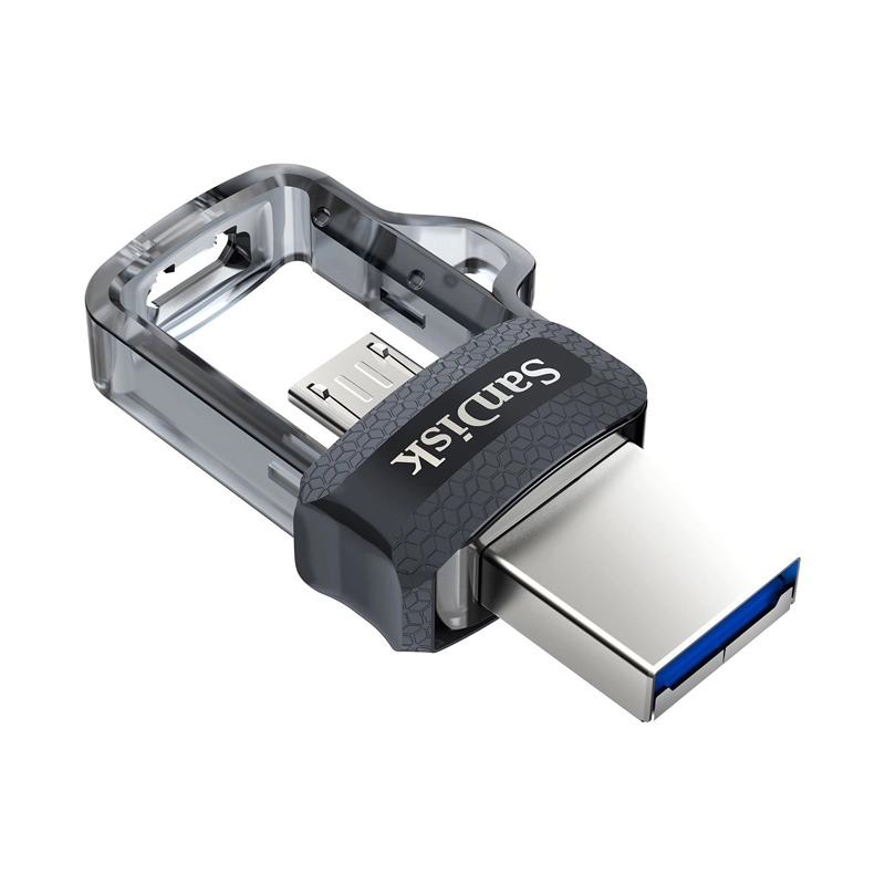 USB OTG 32GB SanDisk Dual Drive M3.0 - 1 cổng USB 1 cổng microUSB (Bạc) Nhất Tín Computer